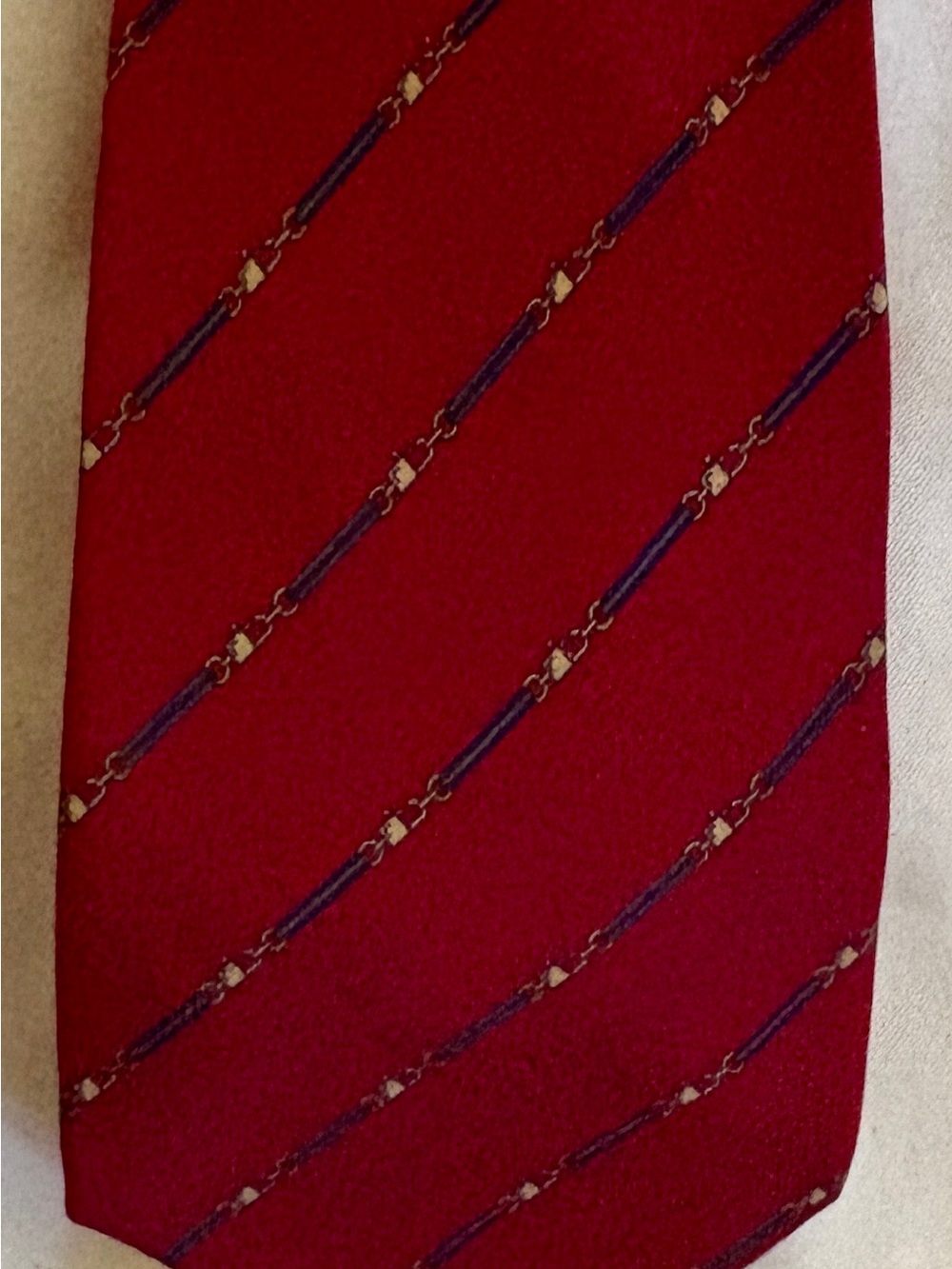 Vintage Burberry Silk Necktie-Equestrian-3” Wide-Switzerland